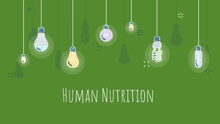 Human Nutrition
 