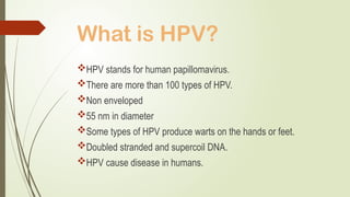 HUMAN PAPILLOMAVIRUS (HPV).pptm.pptx2024 | PPTX