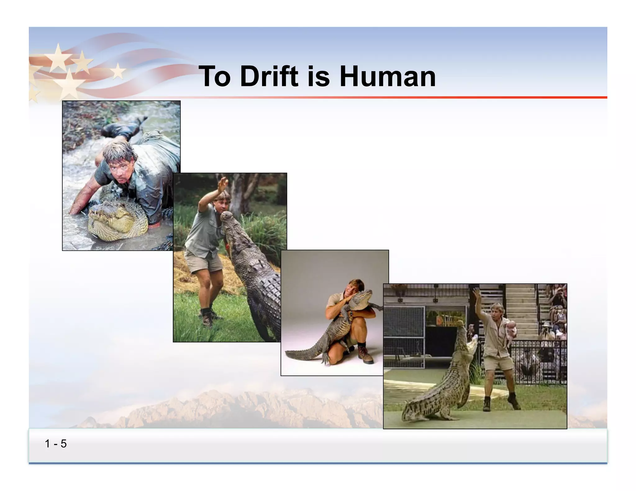 To Drift is Human




1-5
 