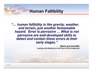 Principles of Human Performance Improvement | PDF