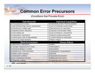 Principles of Human Performance Improvement | PDF