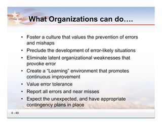Principles of Human Performance Improvement | PDF