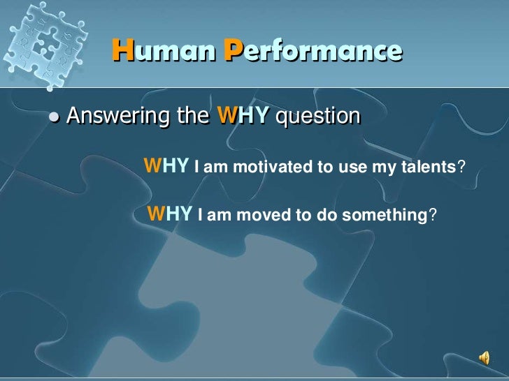 Human Performance How What Why With Voice