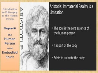 Human Embodiment Examples Human person as an embodied spirit.docx