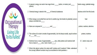 Human Physiology Chemistry