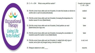 Human Physiology Chemistry