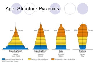 Age- Structure Pyramids 