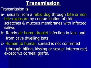 Human Rabies | PPT