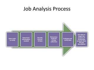 Job Analysis Process
 