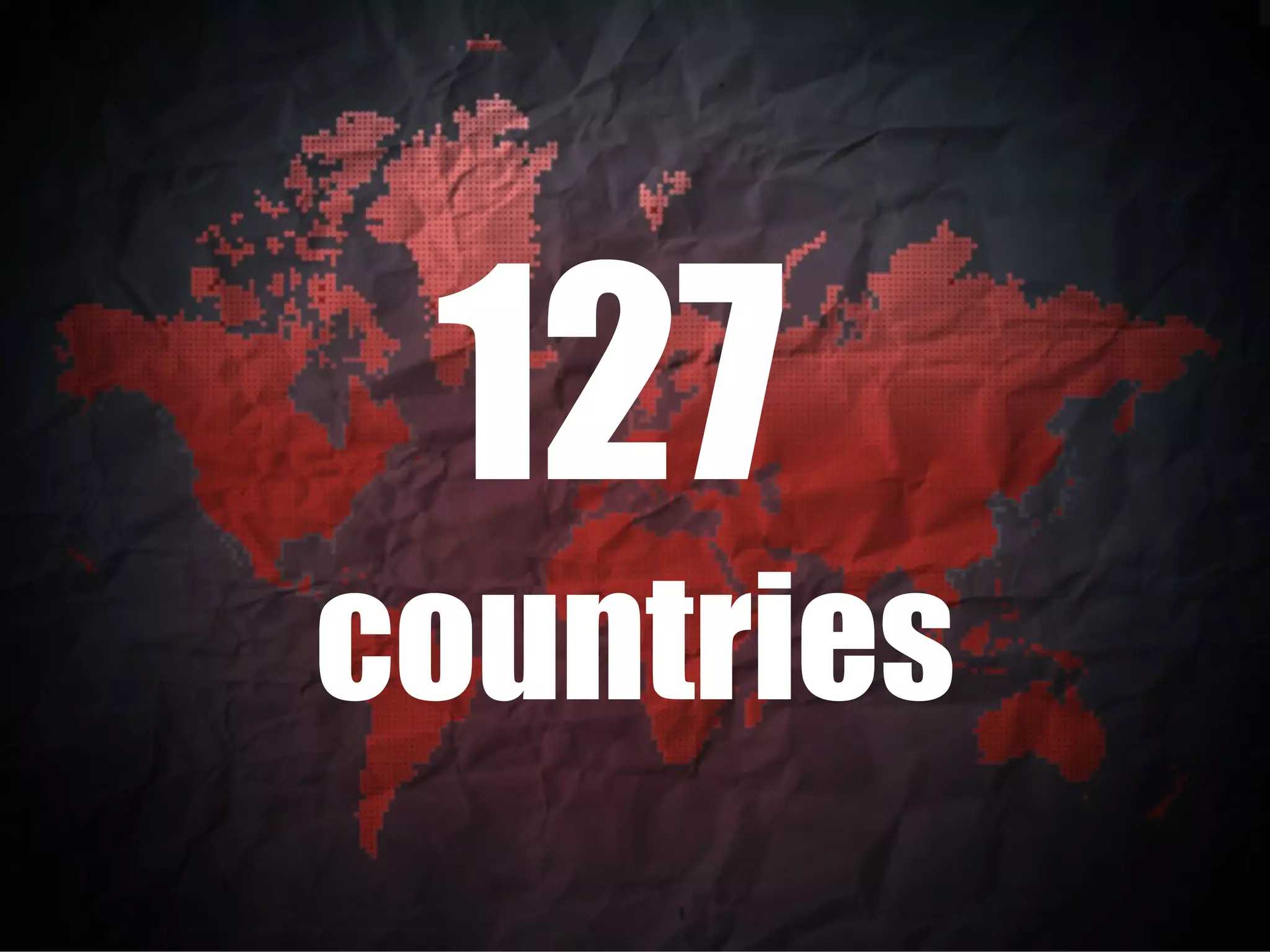 127  countries 