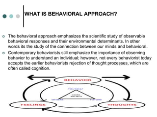 Behavioral approach, Human relation VS behavioral science | PPTX