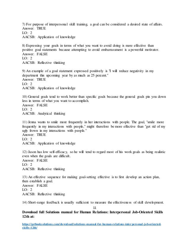 example of interpersonal skills