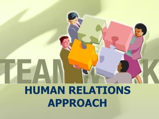 HUMAN RELATIONS APPROACH 