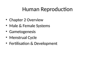 Comprehensive Overview of Human Reproduction: Systems, Cycles, and ...