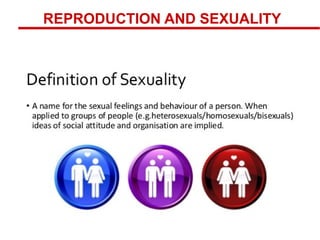 REPRODUCTION AND SEXUALITY