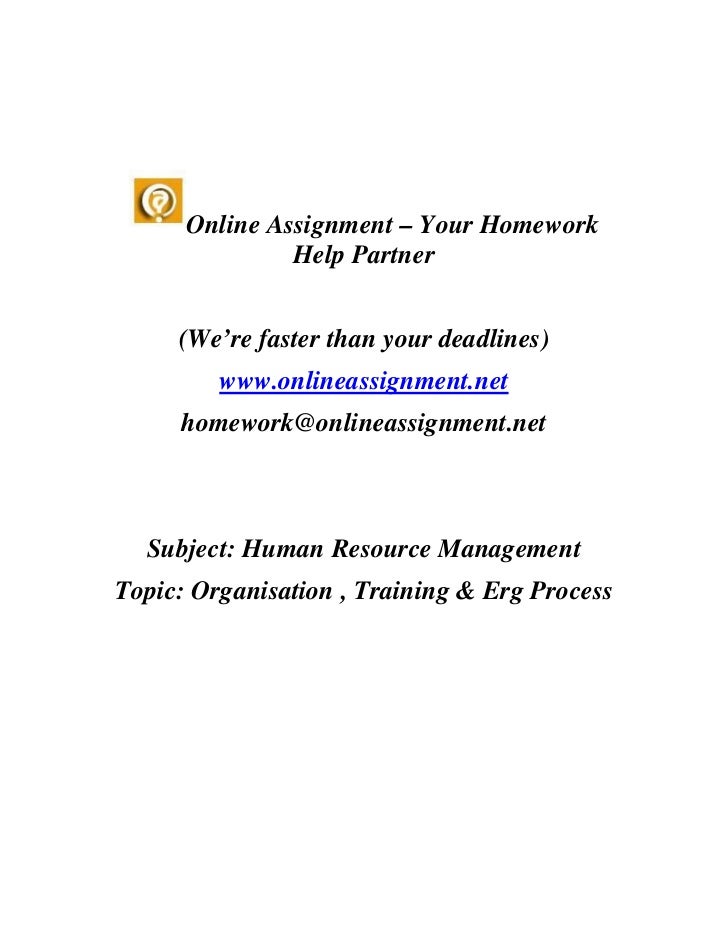 Online assignment helper
