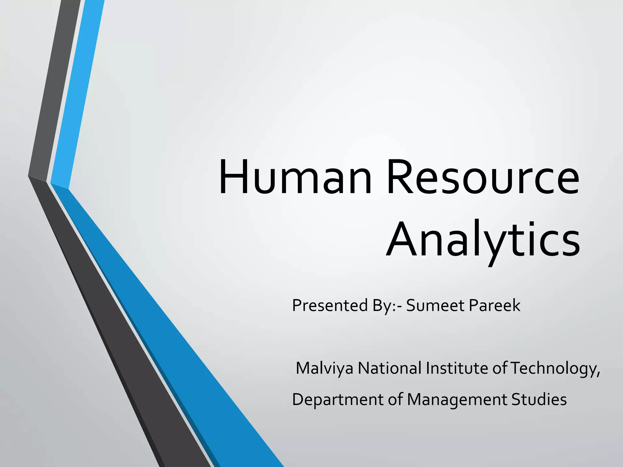 Human resource analytics | PPTX