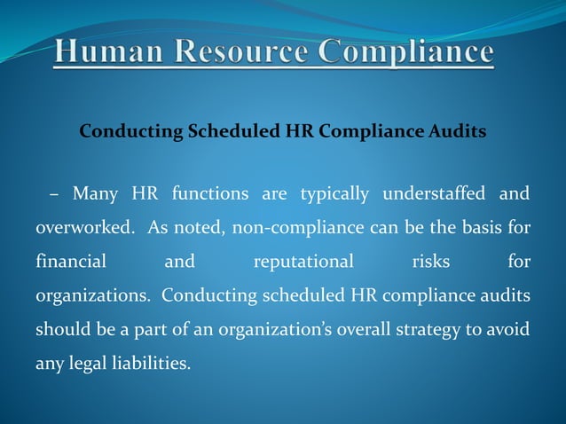 Human resource compliance by m. faisal | PPT