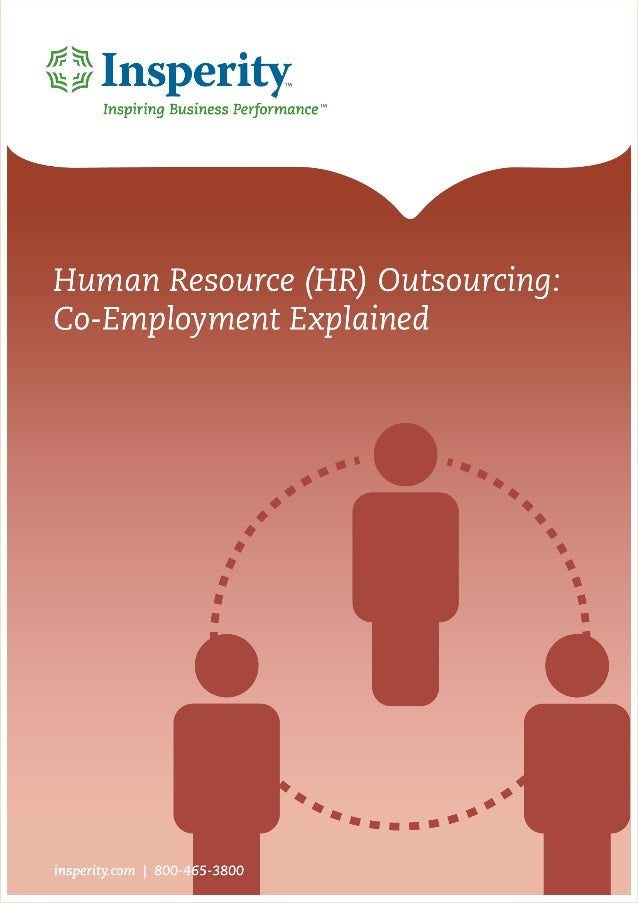 Human Resource (HR) Outsourcing CoEmployment Explained