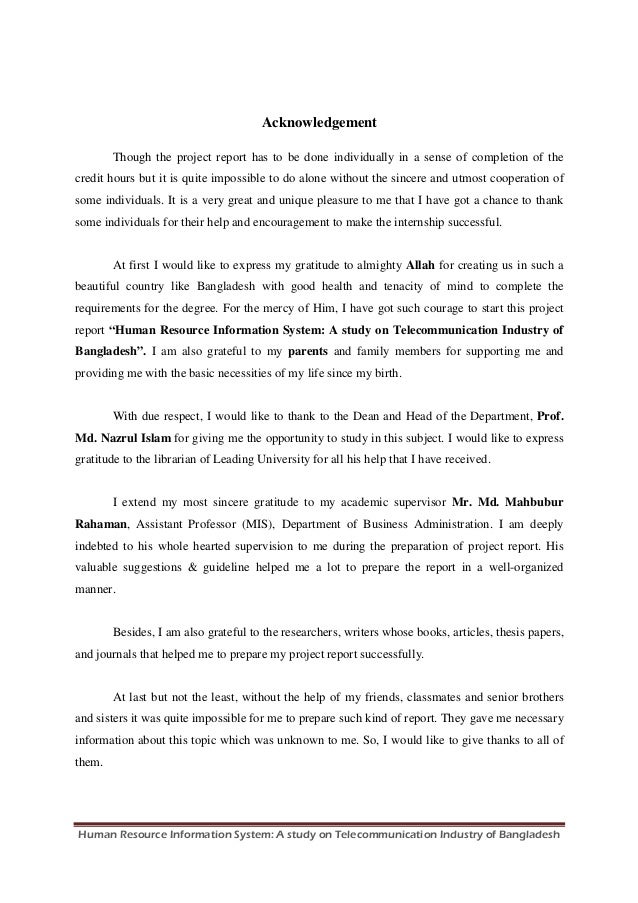 Master thesis on human resource kit