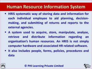Human Resource Information System - PHI Learning | PPTX