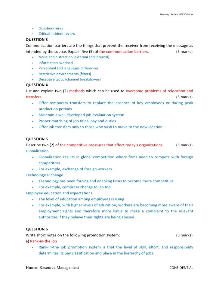 Skema Jawapan Past Year Question Uitm