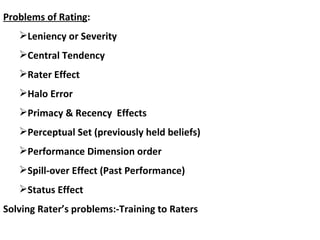 The Rater Effects Human resource management | PPT