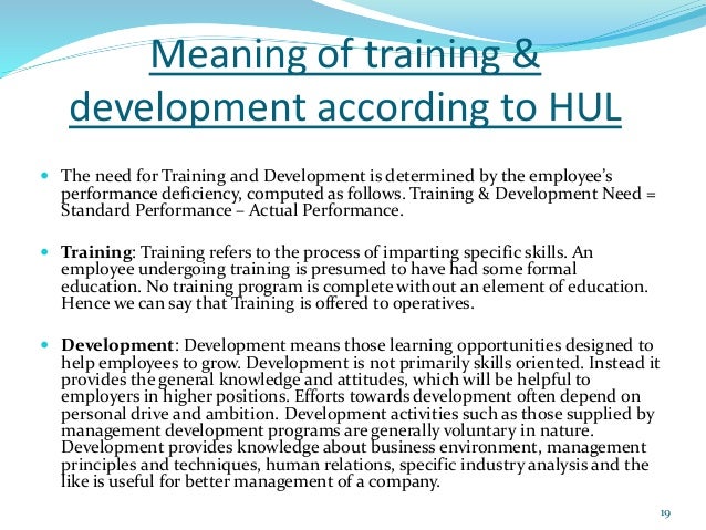 Hul Executive Trainee Program Quora Human resource policy of hul