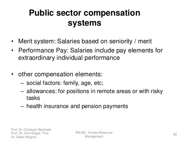 case study pay for performance the merit question