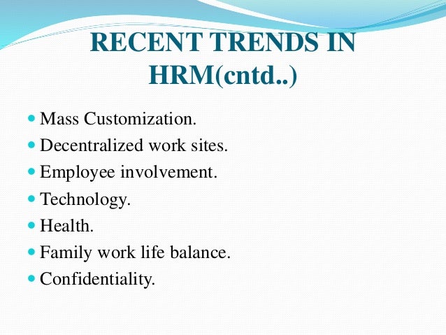 Human Resource Management