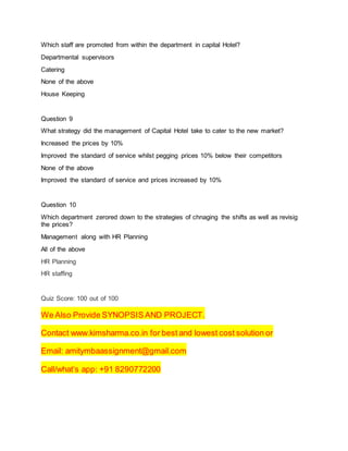 Human Resource Management MBA Semester 2 | DOCX
