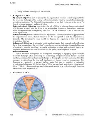 A complete guide notes on HRM | PDF