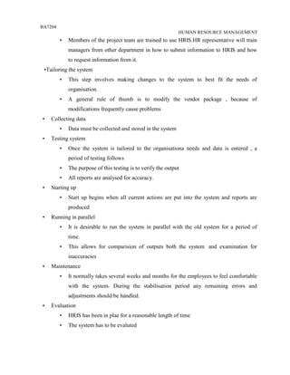 Hr Discussion Notes Examples A complete guide notes on HRM | PDF