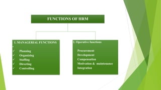 H.R. - HUMAN RESOURCE MANAGEMENT | PPTX