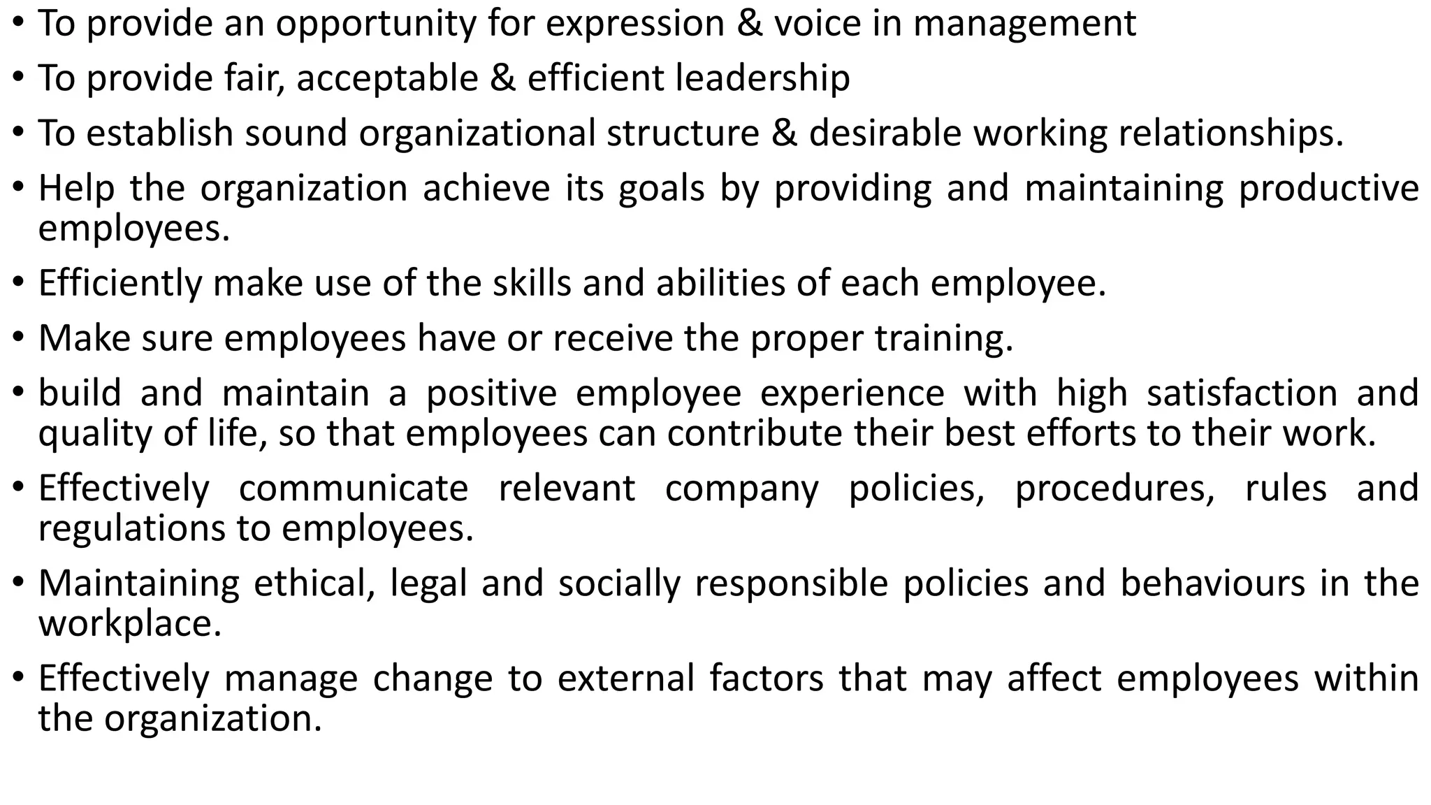 And Maintained Within An Organization Reference: Human Resource Management Definition Concepts Aim Objectives Scope