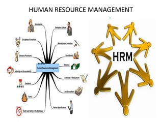 HUMAN RESOURCE MANAGEMENT

 