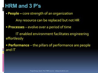 Motivation:- concerned with selection, recruitment, and appraisal