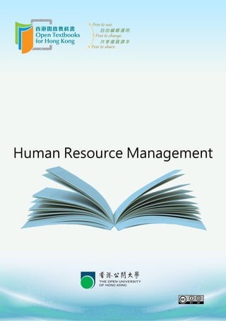 Human Resource Management
 
