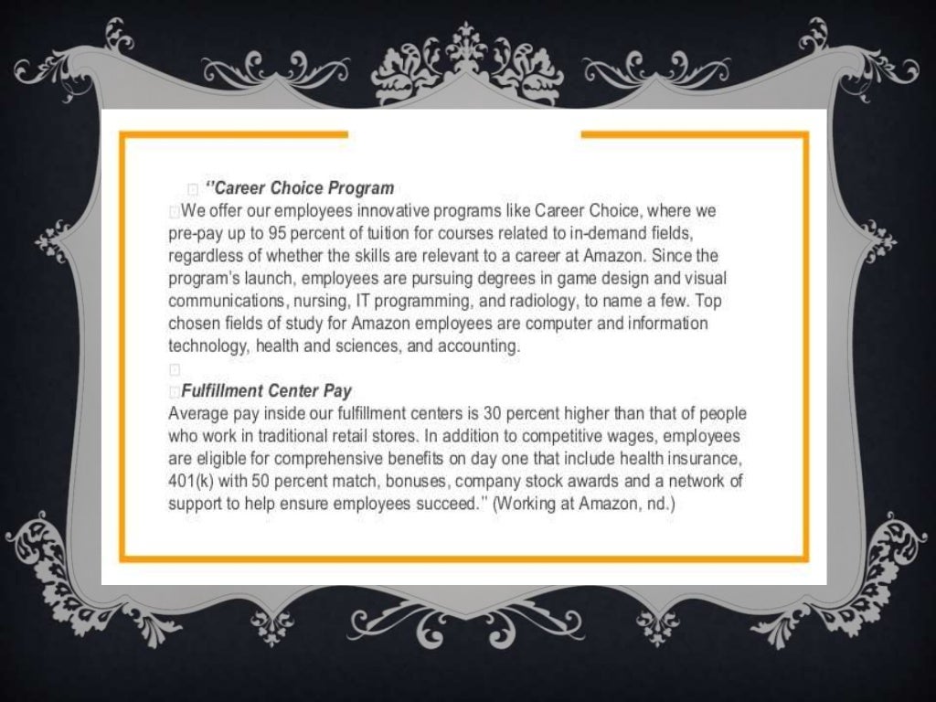 Human resource management at amazon