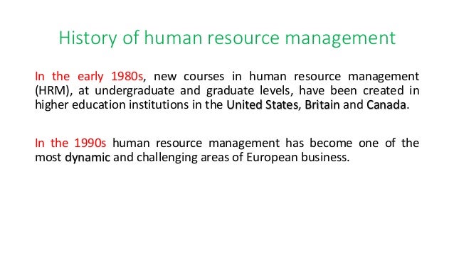 Human resource management theories