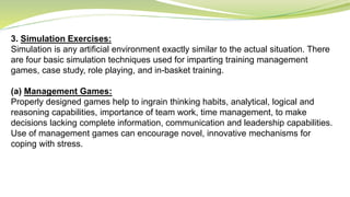 Human resource management training methods | PPTX