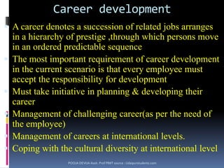 Off the job:- (away from the place of work)Vestibule (utilizes the same equipment at the place of work)Special lecture cum discussionConferenceCase studySpecial projectsCommittee assignmentsRole playingPOOJA DEVIJA Assit. Prof PIMT source : Udaipurstudents.com