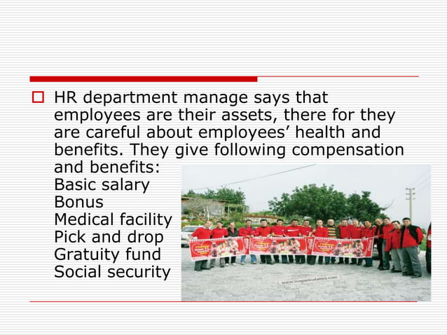 Human resource management within coca cola