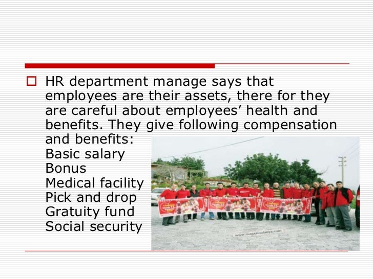 Human resource management within coca cola