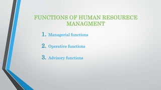 Human resource managment | PPTX