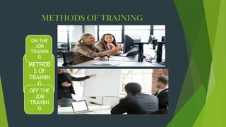 Methods of training in human resource planning and development | PPTX