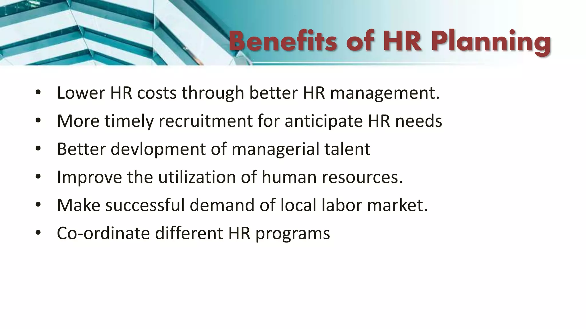 Human Resource Planning PPT