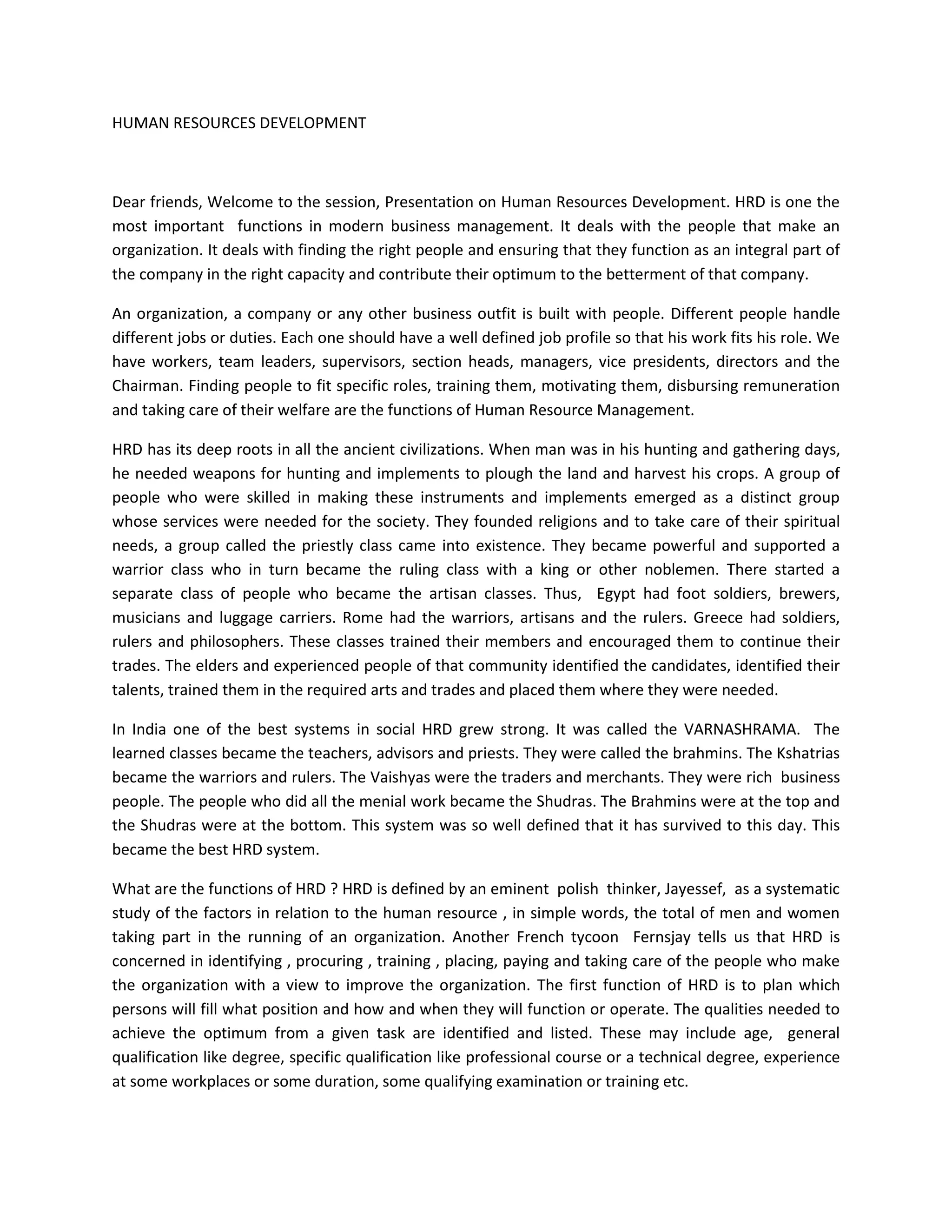 Human resources development | PDF 