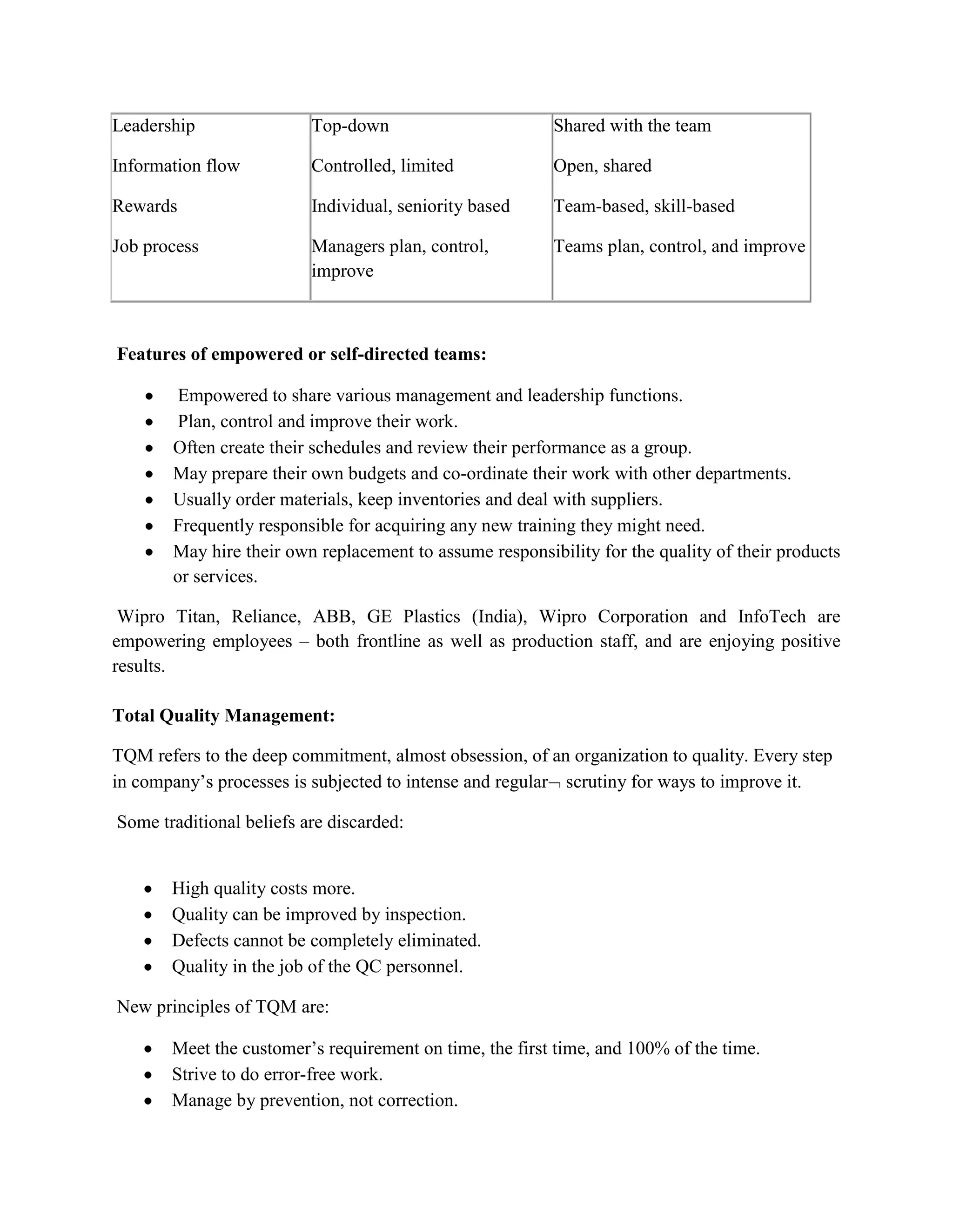 Workers may work more intelligently if they are informed about the reasons for and the intention of decisions that are taken in a participative atmosphere.Importance:<br />Unique motivational power and a great psychological value.