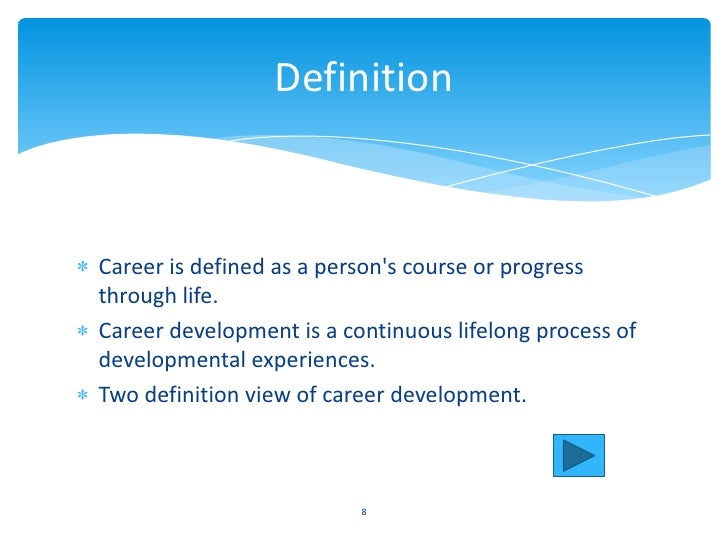 human resources management career planning development career definition